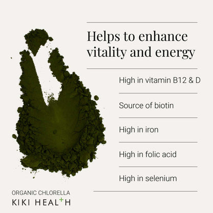 KIKI Health Organic Chlorella - 200g KIKI Health