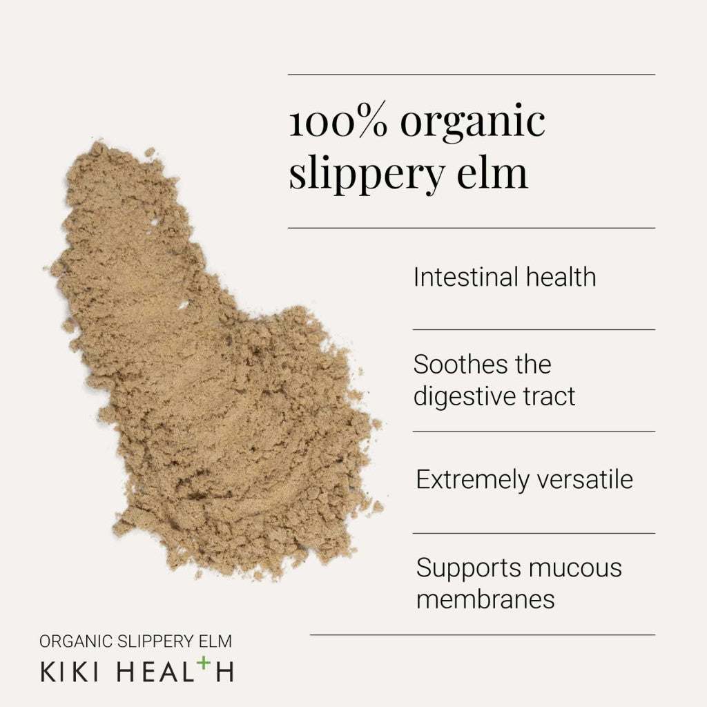 KIKI Health Organic Slippery Elm Powder - 45g KIKI Health