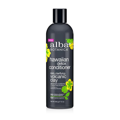 Alba Hawaiian Detox Conditioner Volcanic Clay 12 Oz Alba