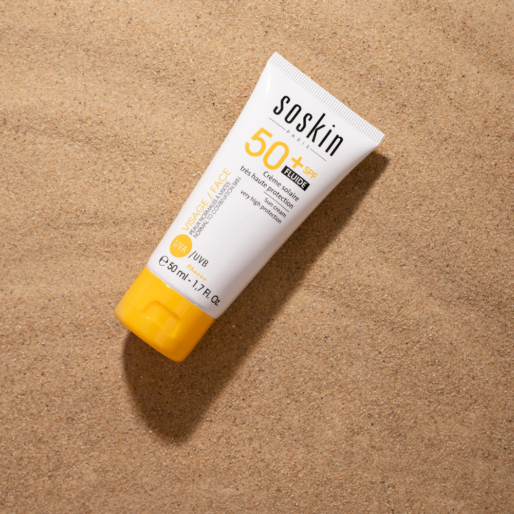 Soskin Sun Guard Sun Cream Very High Protection (SPF 50+) Fluid - 50 ml Soskin