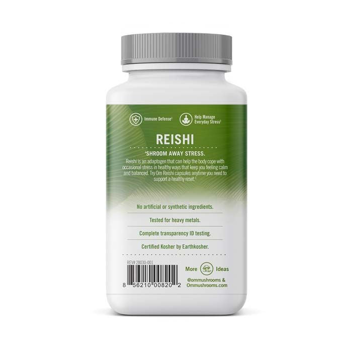 Om Reishi Mushroom Superfood 90 Vegetable capsules OM