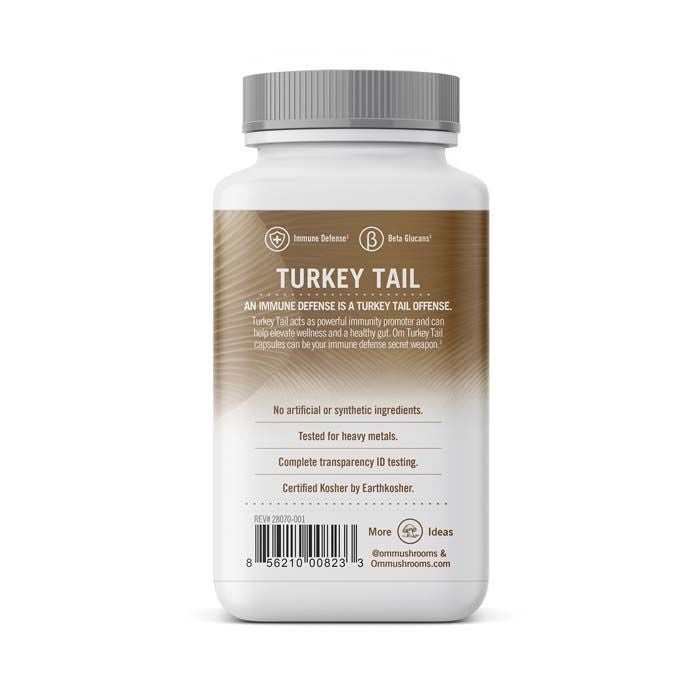 Om Turkey Tail Mushroom Superfood 90 Vegetable Capsules OM