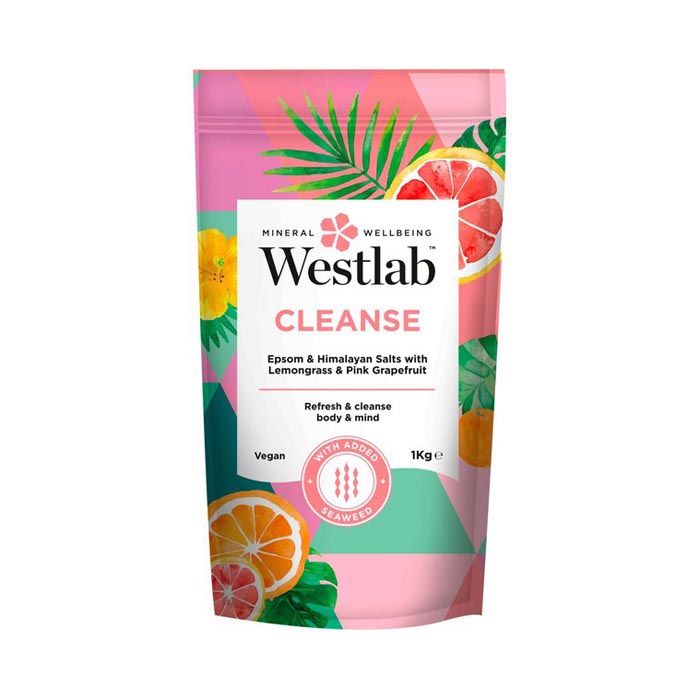 Westlab Cleanse Bath Salt With Epsom & Himalayan Salt 1Kg Westlab