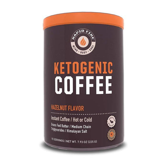 Rapidfire Ketogenic Coffee Hazelnut 225 g 15 Servings Rapidfire