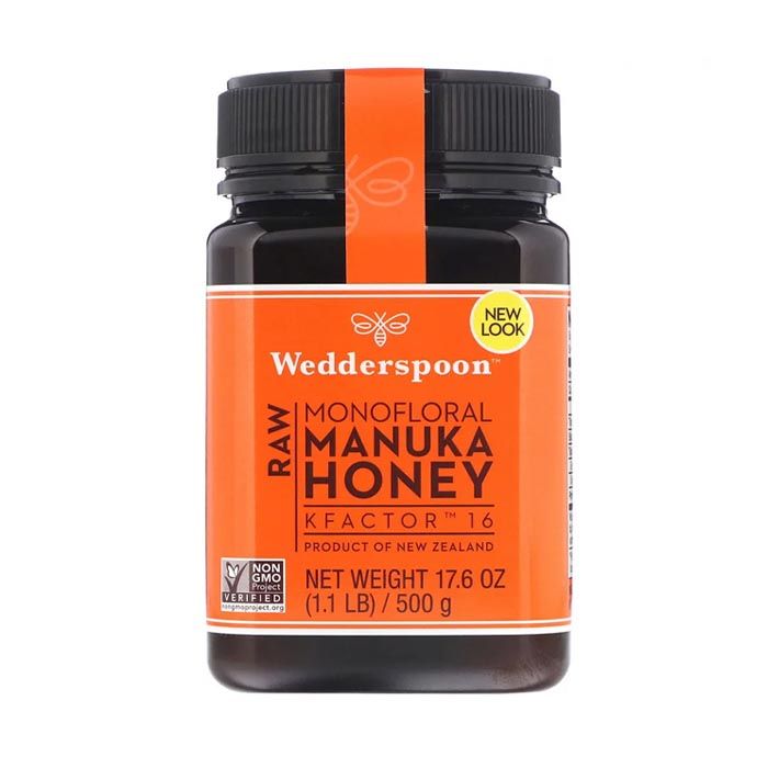 Wedderspoon Raw Monofloral Manuka Honey KF 16  - 500 g Wedderspoon