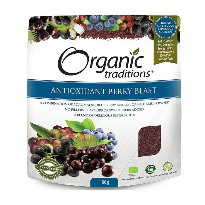 Organic Traditions Antioxidant Berry Blast 100 g Organic Traditions