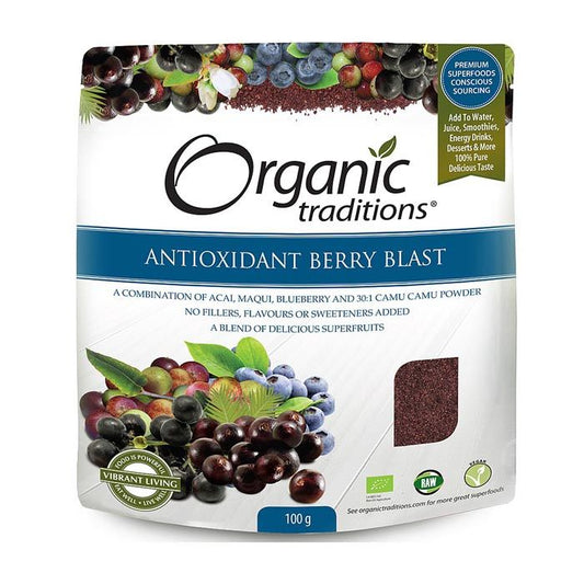 Organic Traditions Antioxidant Berry Blast 100 g Organic Traditions