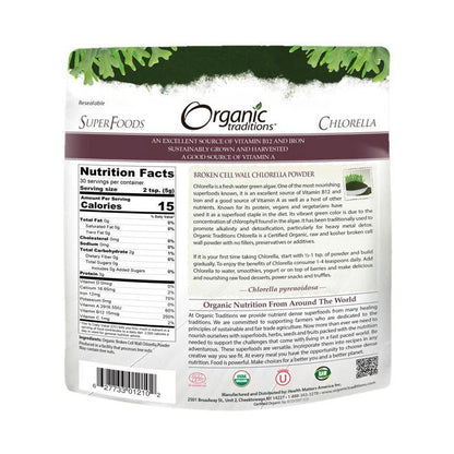 Organic Traditions Chlorella Powder 150g Organic Traditions