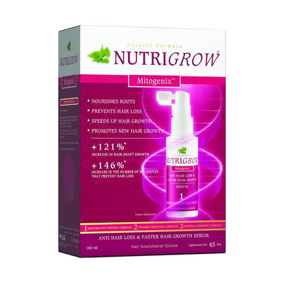 Nutrigrow Anti Hair Loss & Faster Hair Growth Serum 180 ml Nutrigrow