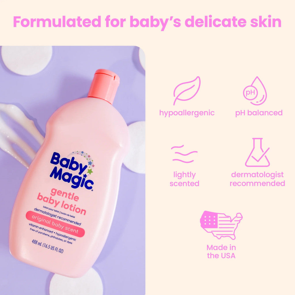 Baby Magic Gentle Baby Lotion Original Scent - 488ml Baby Magic