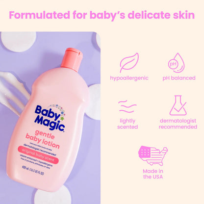 Baby Magic Gentle Baby Lotion Original Scent - 488ml Baby Magic