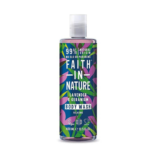 Faith In Nature Body Wash Lavender & Geranium 400 ml Faith In Nature