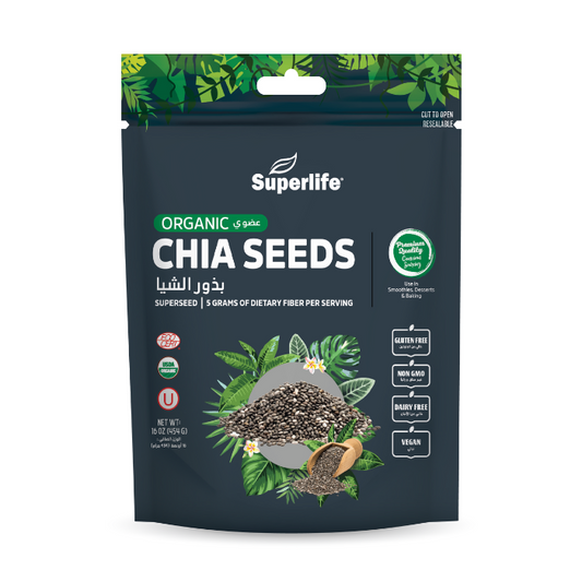 Superlife Chia Seeds - 454 g Superlife