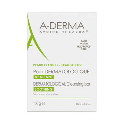 A-Derma Fragile Skin Dermatological Cleansing Bar - 100g A-DERMA