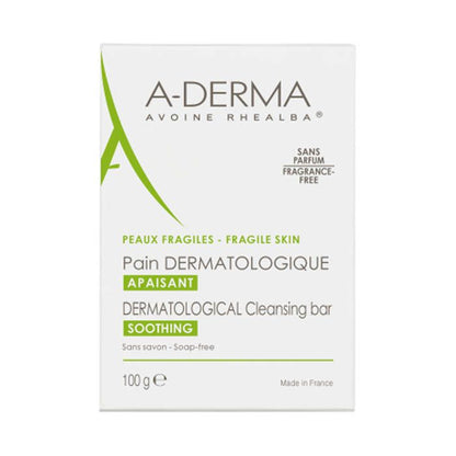 A-Derma Fragile Skin Dermatological Cleansing Bar - 100g A-DERMA