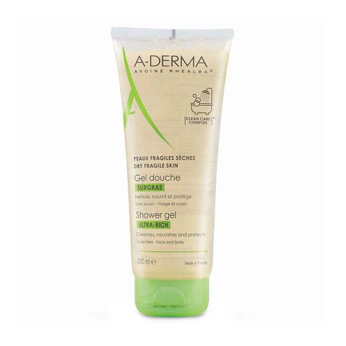 A-Derma Fragile Skin Ultra-Rich Shower Gel - 200ml A-DERMA