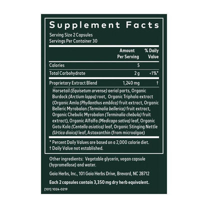 Gaia Herbs Hair Skin & Nail Support - 60 Capsules Gaia Herbs