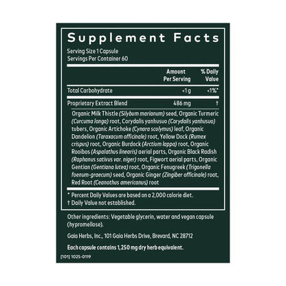 Gaia Herbs Liver Cleanse - 60 Capsules Gaia Herbs