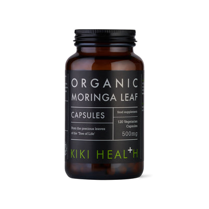 KIKI Health Organic Moringa Leaf 500mg - 120 Capsules KIKI Health