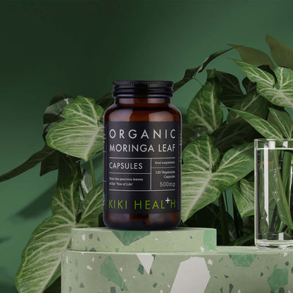 KIKI Health Organic Moringa Leaf 500mg - 120 Capsules KIKI Health