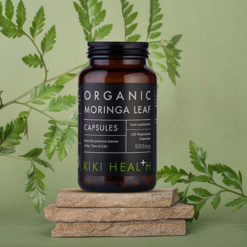 KIKI Health Organic Moringa Leaf 500mg - 120 Capsules KIKI Health