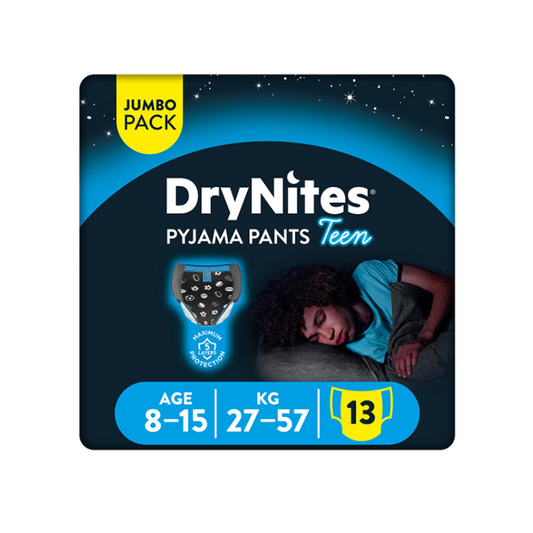 Huggies Drynites Pyjama Boy Pants 8-15Years 13's Huggies
