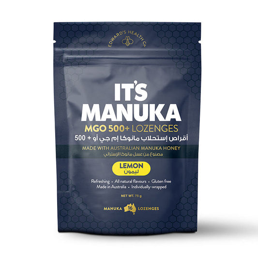 Its Manuka MGO 500 + Lozenges Lemon 16's Its Manuka