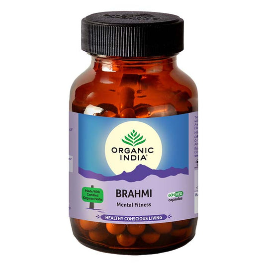 Organic India Brahmi Brain & Nervous System Support - 90 Capsules Organic India