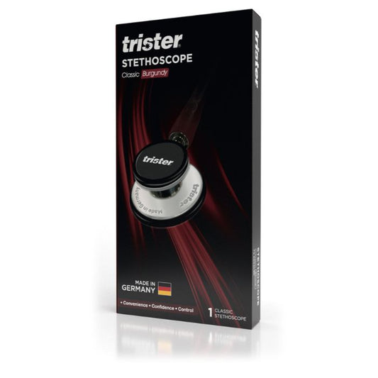 Trister Stethoscope Classic Burgundy -TS 601SCBG Trister