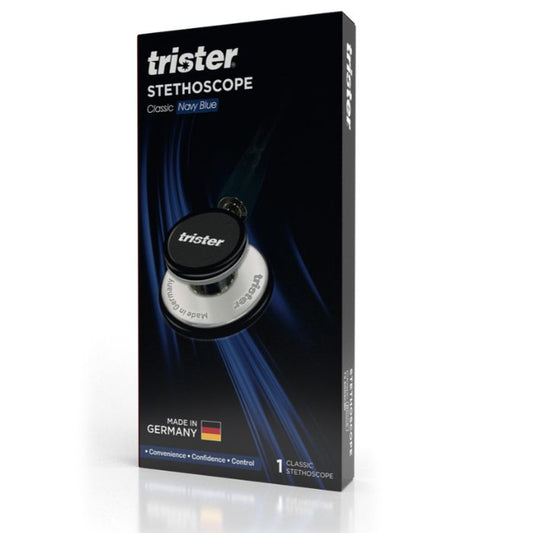 Trister Stethoscope Classic Navy Blue-TS 602SCNB Trister