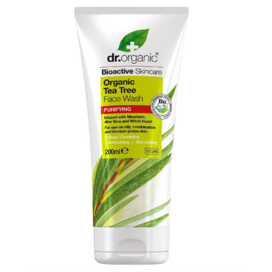 Dr.Organic Tea Tree Face Wash - 200ml Dr.Organic