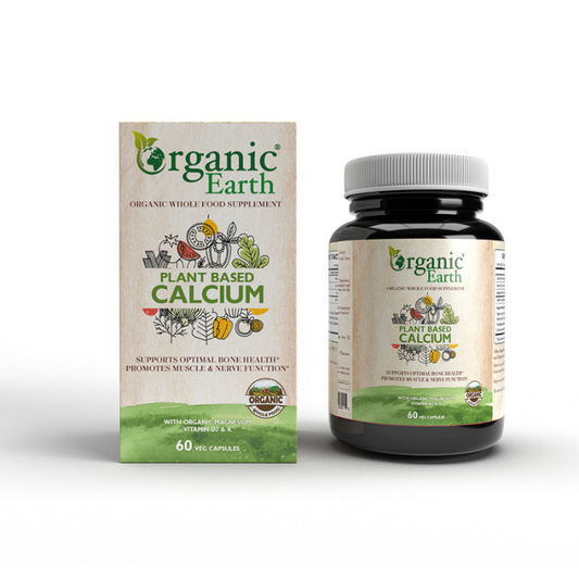 Organic Earth Plant Based Calcium - 60 Capsules Organic Earth