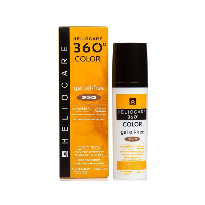 Heliocare 360 Color Bronze SPF50 Oil-Free Gel - 50ml Heliocare