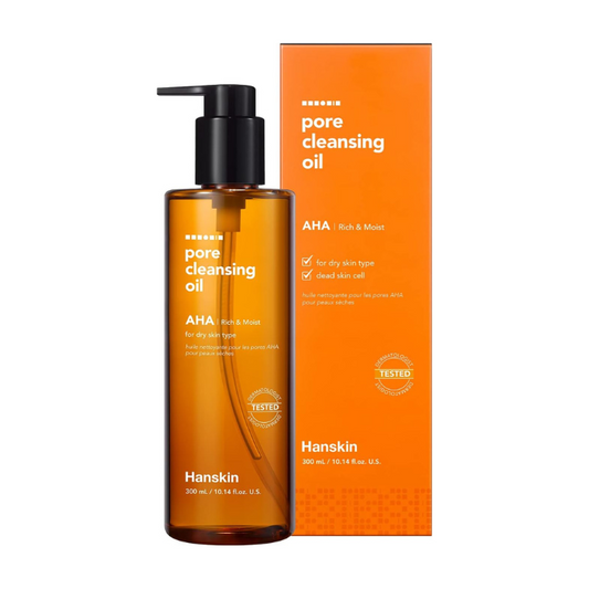 Hanskin Pore Cleansing Oil AHA Rich & Moist 300ml Hanskin