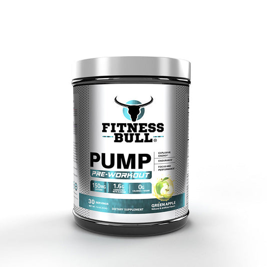 Fitness Bull Pump Pre-Workout Green Apple 225g Fitness Bull