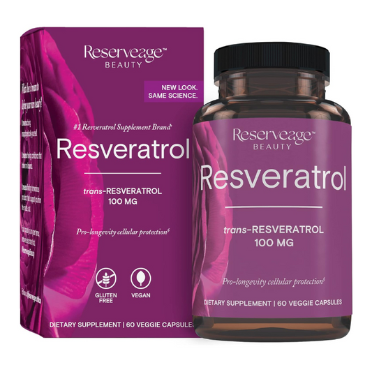Reserveage Resveratrol 100mg V-Capsules 60s Reserveage