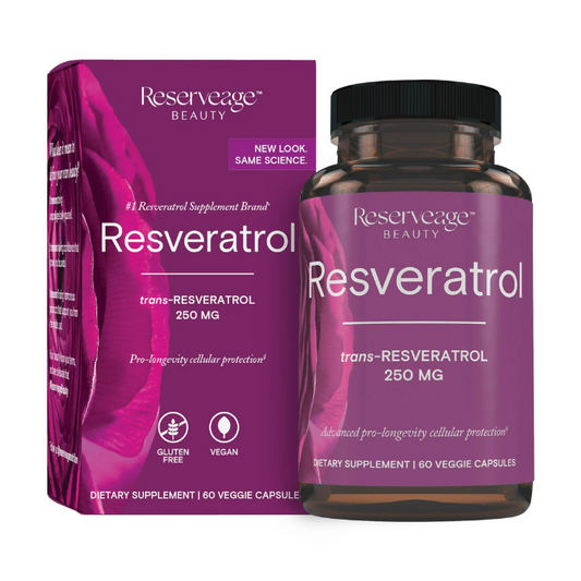 Reserveage Resveratrol 250mg V-Capsules 60s Reserveage