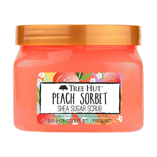 Tree Hut Shea Sugar Scrub Peach Sorbet - 510g Tree Hut