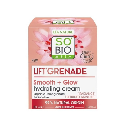 So Bio Etic Organic Lift Smooth + Glow Cream 50ml So Bio Etic