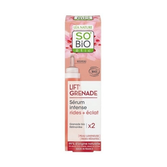 So Bio Etic Organic Lift Smooth + Glow Intense Serum 30ml So Bio Etic