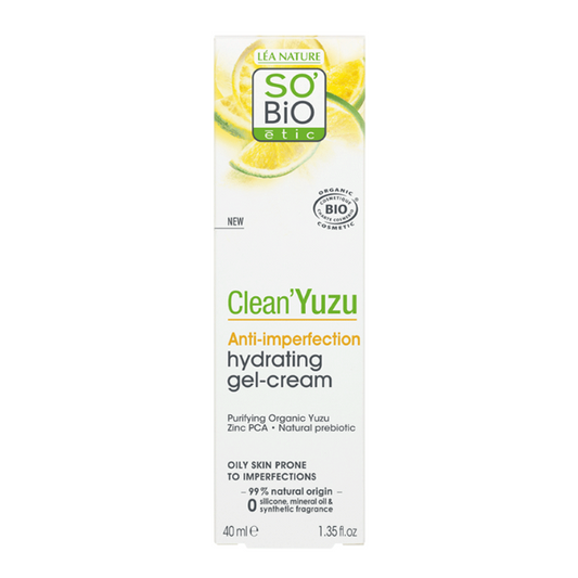 So Bio Etic Organic Clean Yuzu Hydrating Gel Cream 40ml So Bio Etic