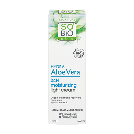 So Bio Etic Organic Hydra Aloe Vera 24H-Light Moisturizing Cream 50ml So Bio Etic