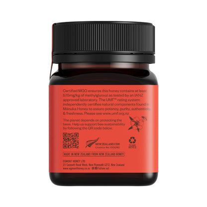 Egmont Honey Monofloral Manuka Honey 16+ UMF 575+MGO - 250g Egmont