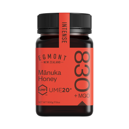 Egmont Honey Monofloral Manuka Honey 20+ UMF 830+MGO - 500g Egmont