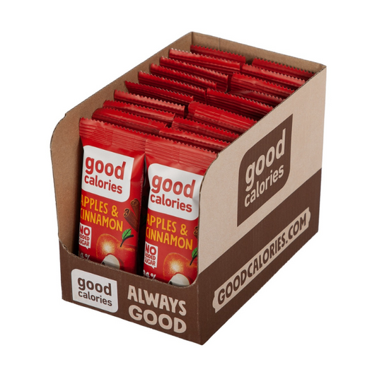 Good Calories Date Bar Apples & Cinnamon 35g,With 94% Fruits & Nuts - Pack of 20 pcs Good Calories