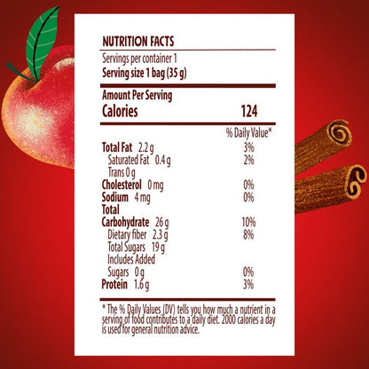 Good Calories Date Bar Apples & Cinnamon 35g,With 94% Fruits & Nuts - Pack of 20 pcs Good Calories