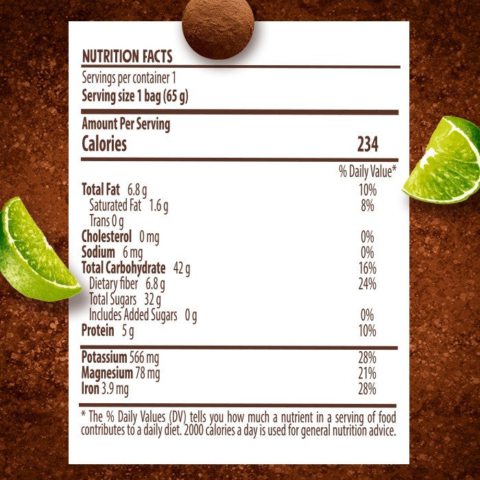 Good Calories Cocoa & Hint of Lime Delight Bites – 65g Good Calories