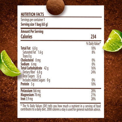 Good Calories Cocoa & Hint of Lime Delight Bites – 65g Good Calories