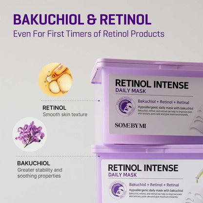 Some By Mi Retinol Intense Daily Sheet Mask - 30s Some By Mi