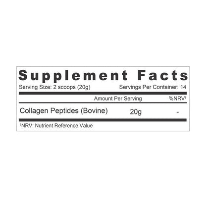 Organic Earth Organic Earth Collagen Peptides Unflavored, Collagen for Skin, Hair, Nails and Joint Health - 284g - Image 2